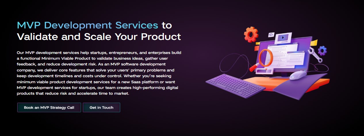 MVP Development Services to Validate and Scale Your Product